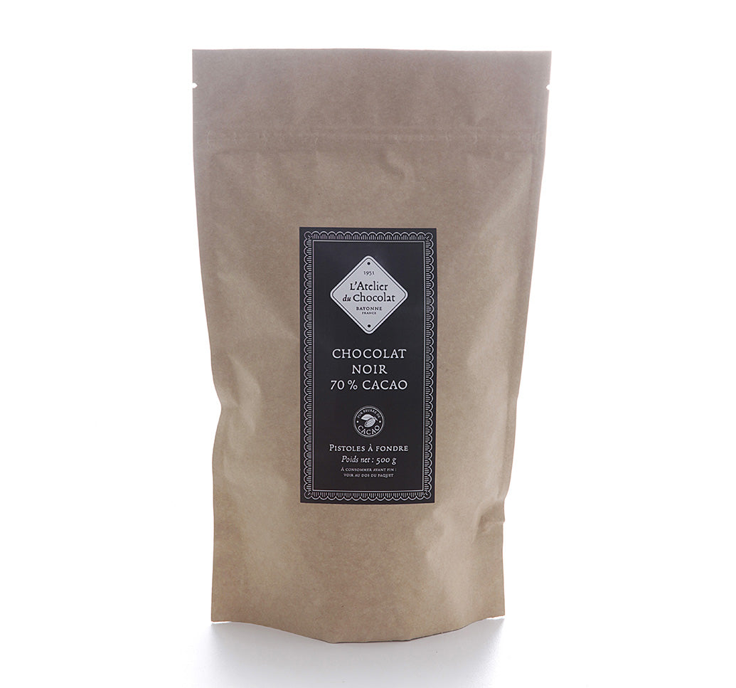 70% Dark Chocolate Discs for Artisan Desserts