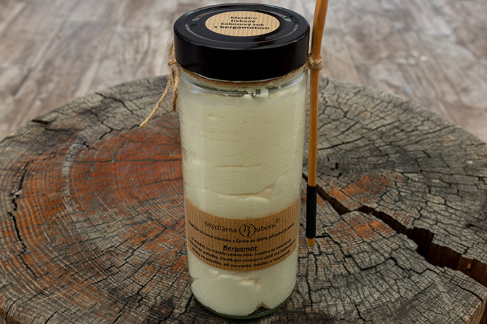 Coconut Oil with Bergamot Weight: Glass 140g
