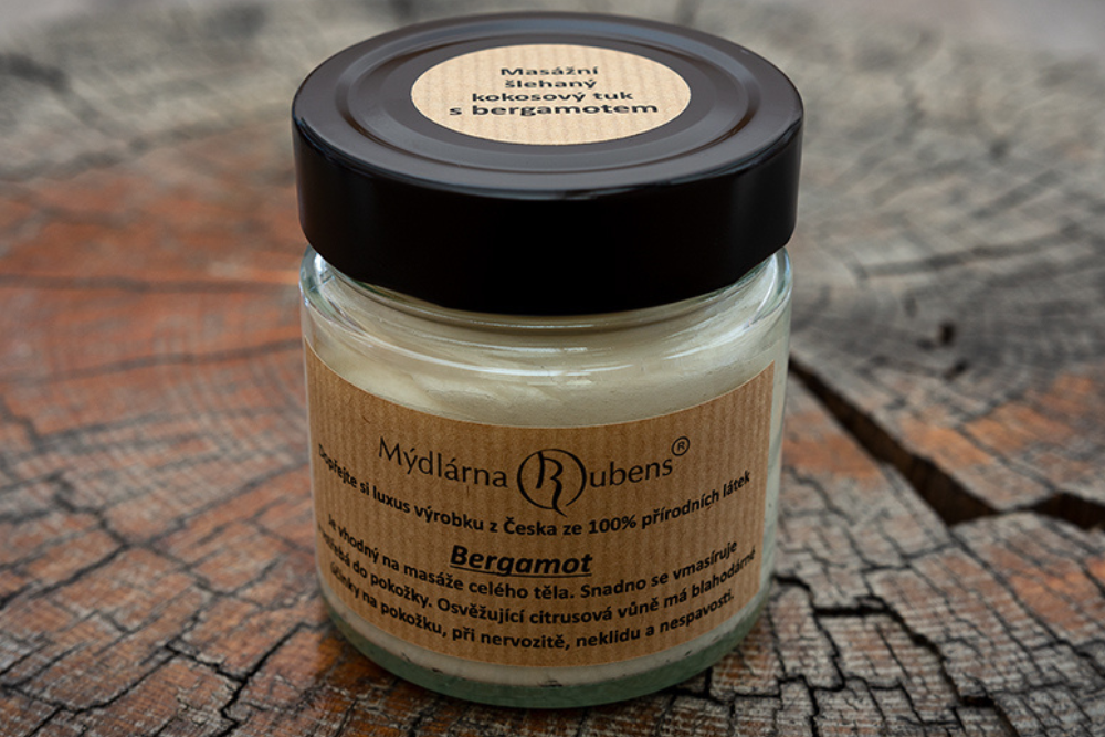 Coconut Oil with Bergamot Weight: Glass 140g