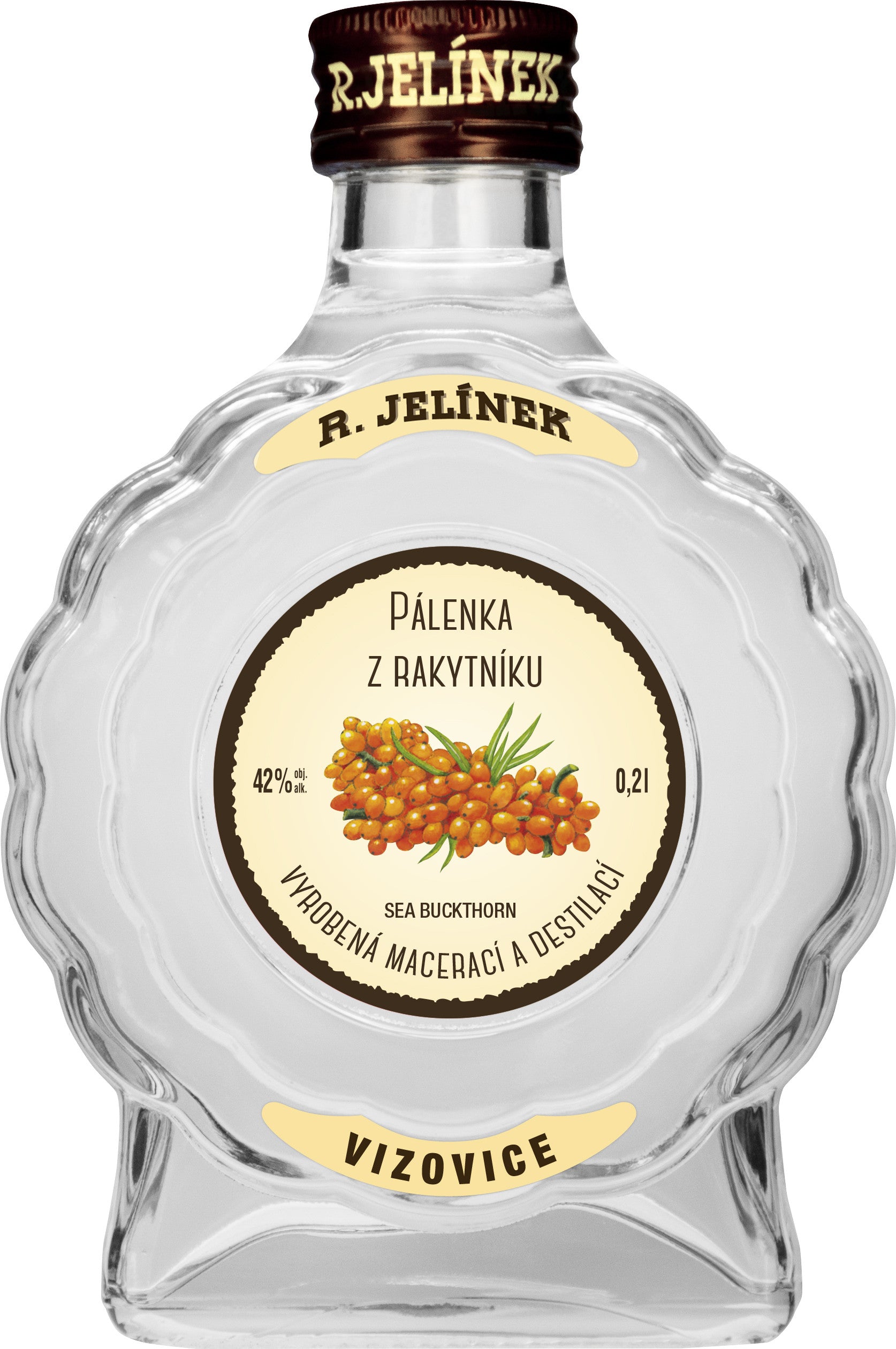 Pálenka z rakytníku 42% 0,2l