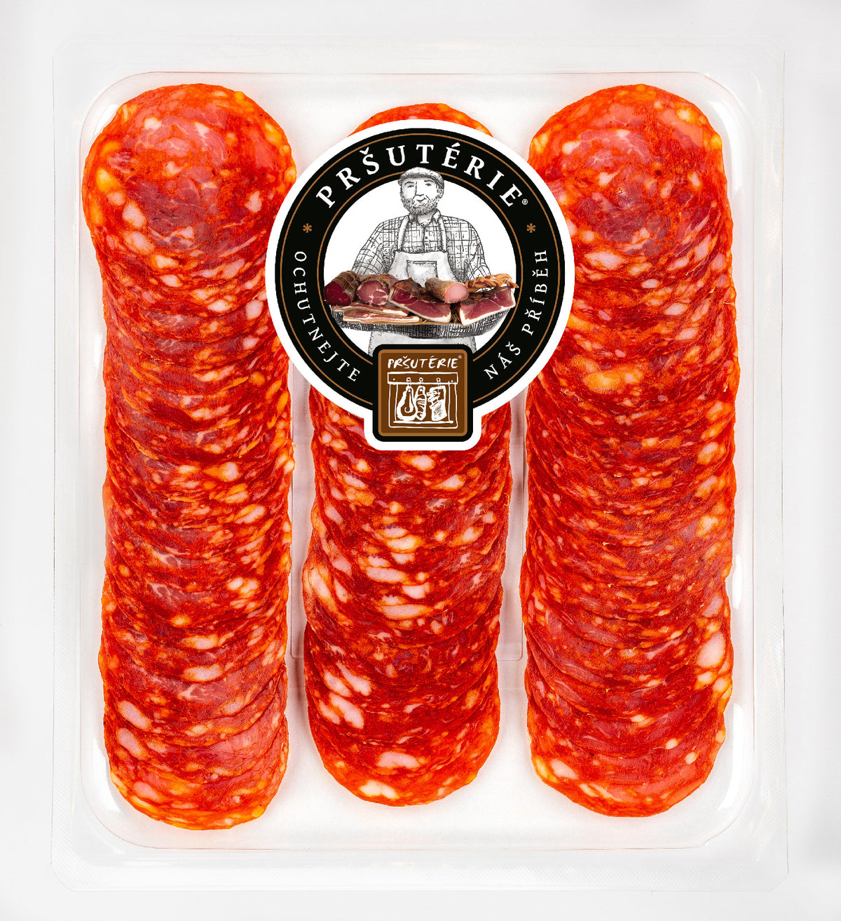 CHORIZO EXTRA from Pršutérie® vacuum-packed approx. 100 g Product finely sliced