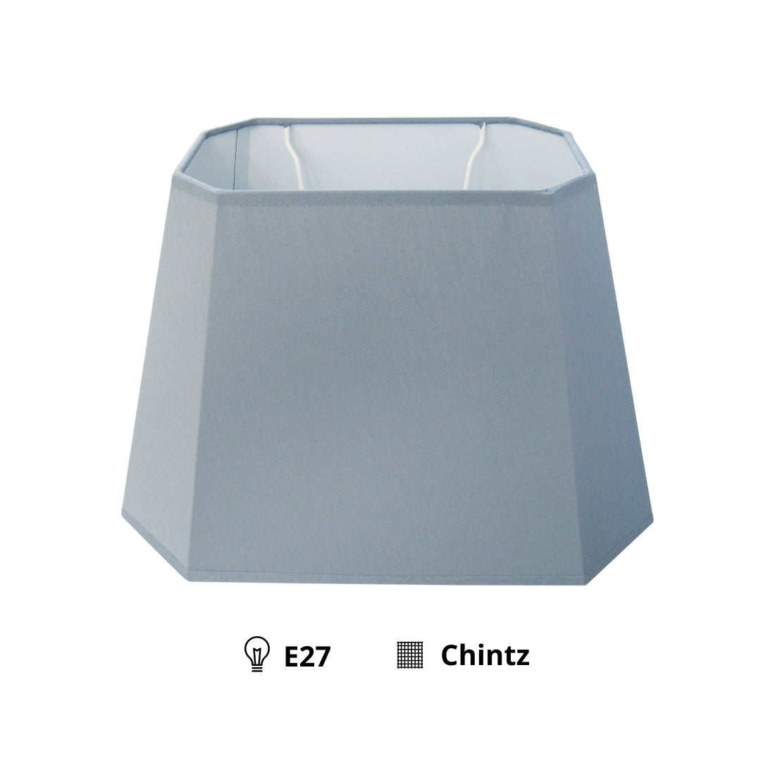 Conica 8-Sided Lampshade Chintz Gray – Elegance for Your Table Lamp