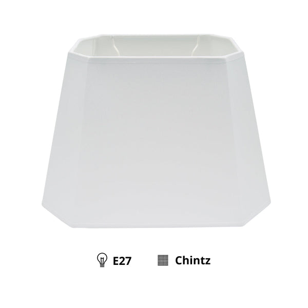 Diverse Conica 8-Zijdige Lampenkappen – Chintz - Wit