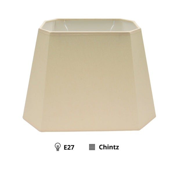 Various Conical 8-Sided Lampshades – Chintz - Beige