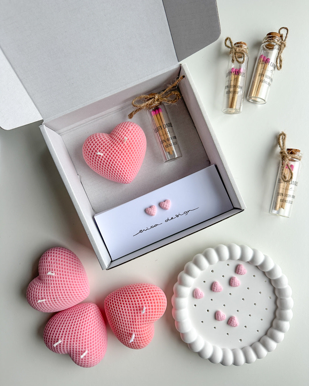 gift set | Fluffy Candles X ericadesign