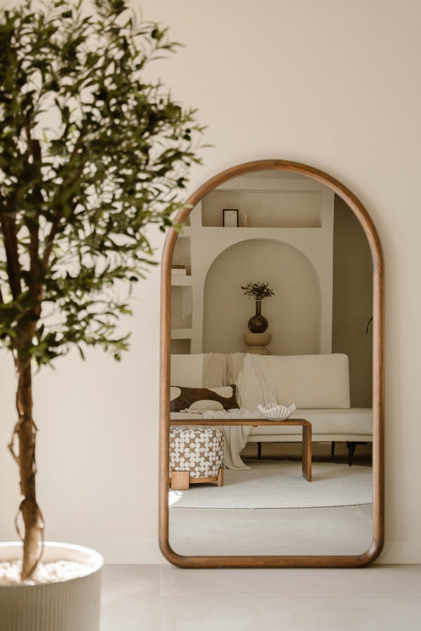Indore Home Arch Mirror Elan - 180 x 100 cm - Wood