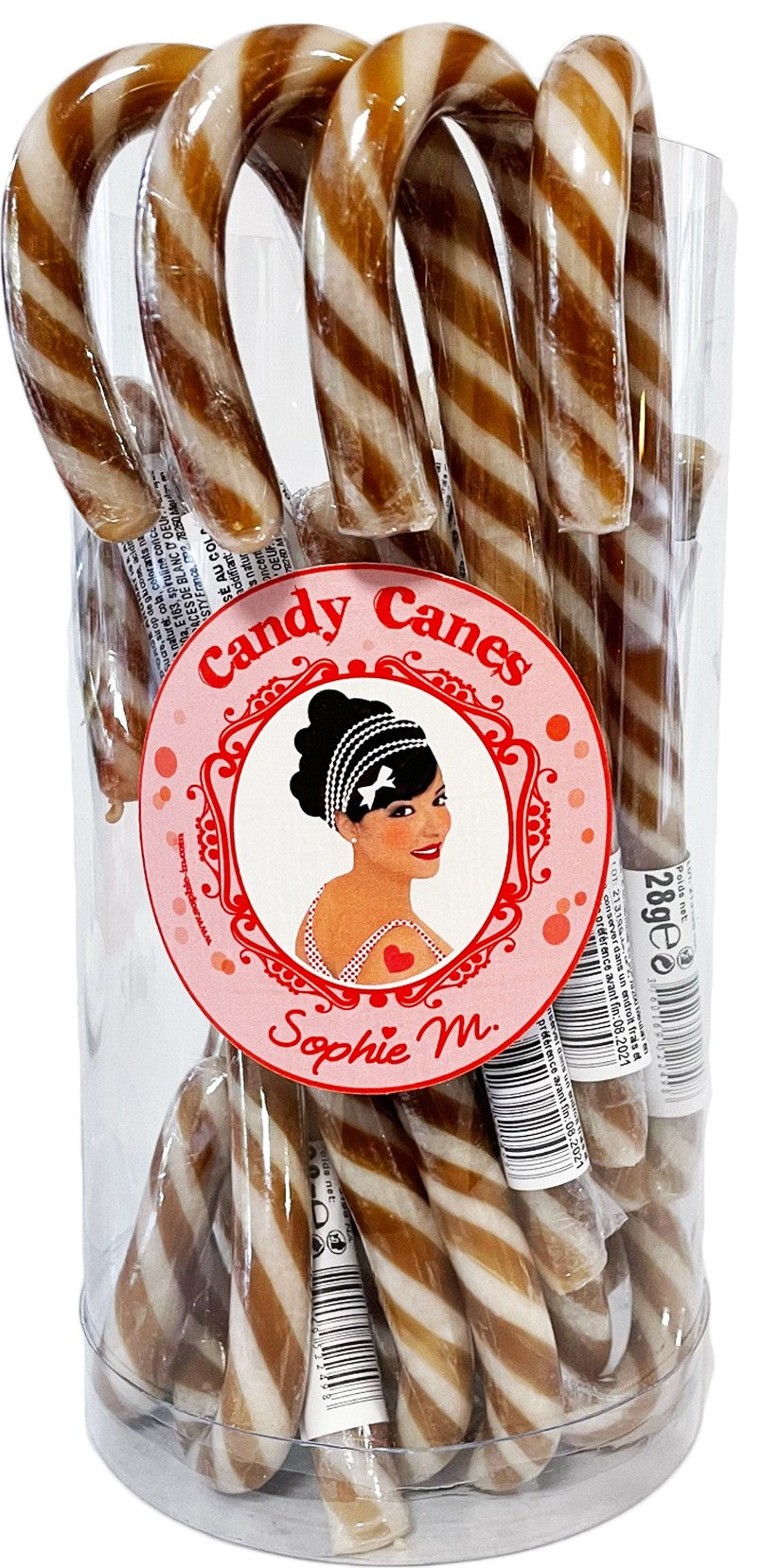 Natural Cola Flavored Candy Canes