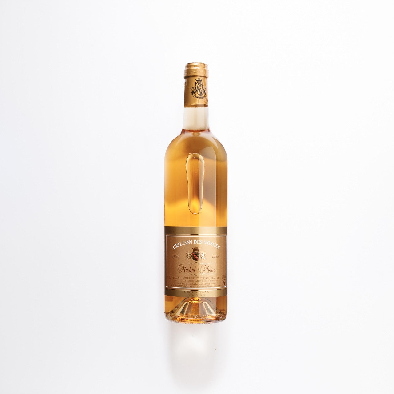 Vin de rhubarbe Crillon des Vosges Michel Moine