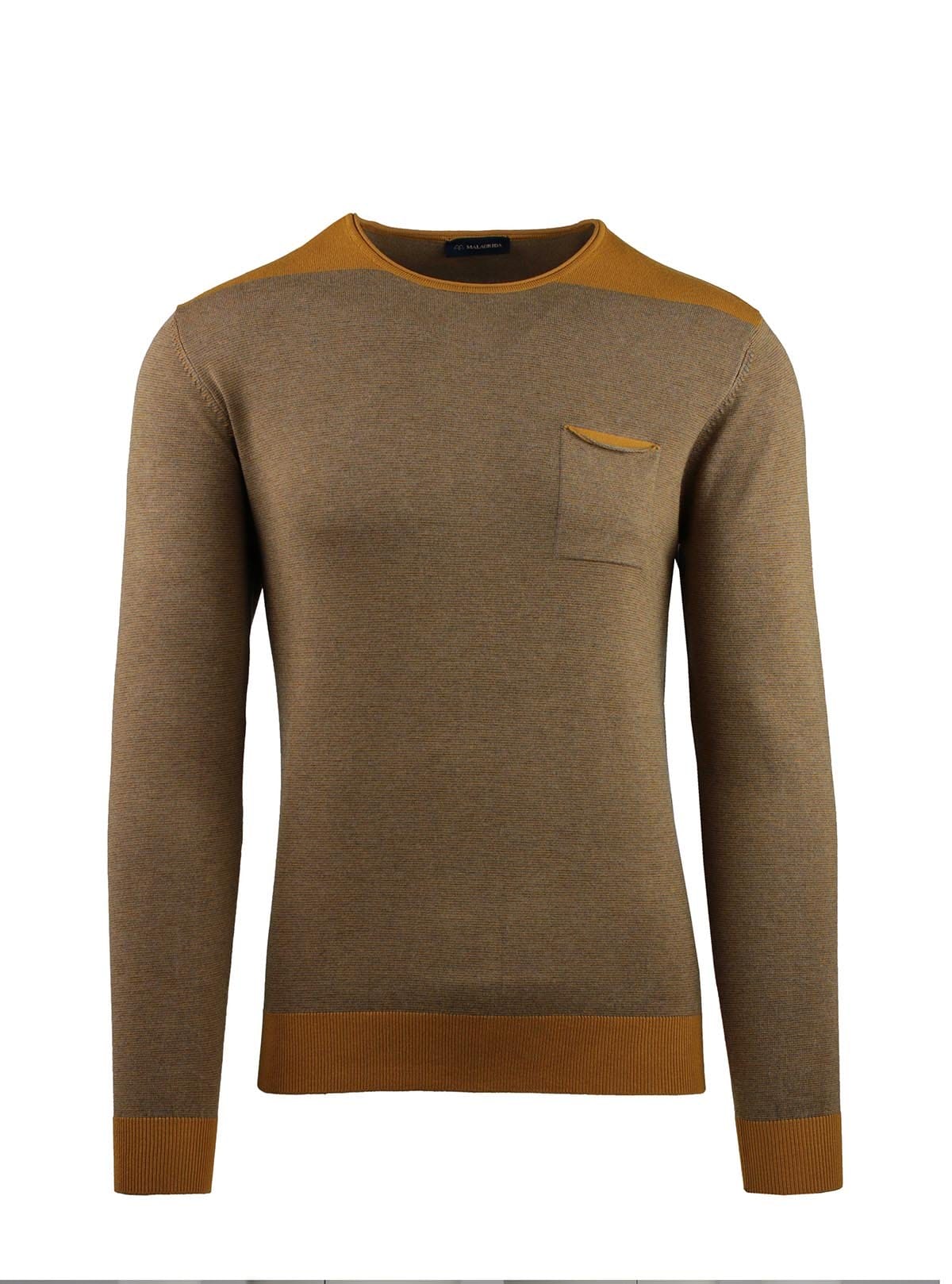 STRIPED CREW NECK