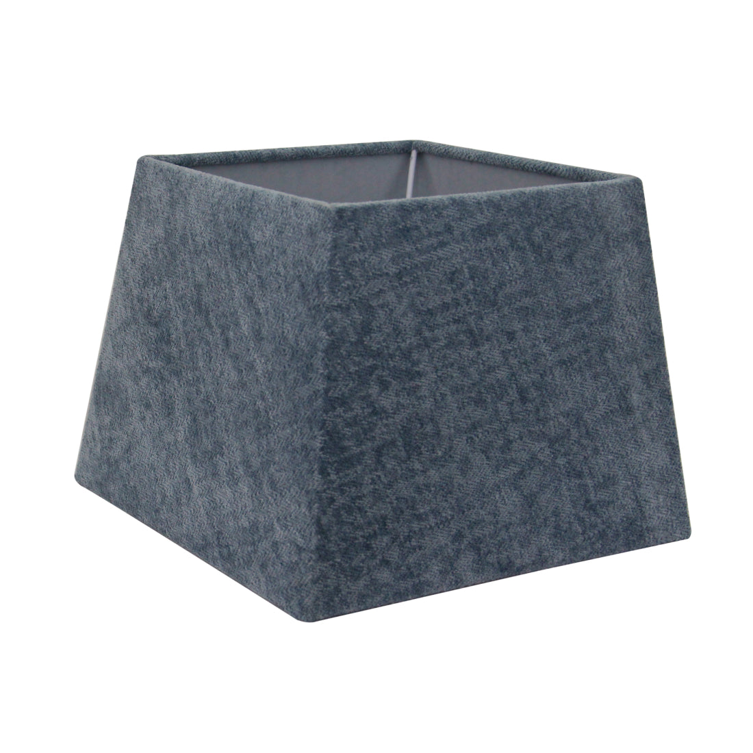 Pantalla Cuadrada Variada – Azul Claro – Lana – 22 x 22 cm