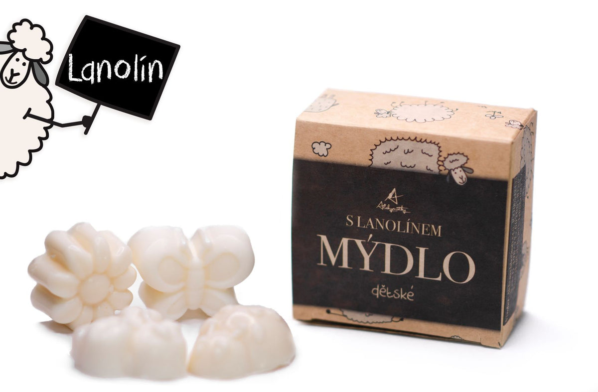 NEPOUZIVAT - Dětské mýdlo s lanolinem - mini série