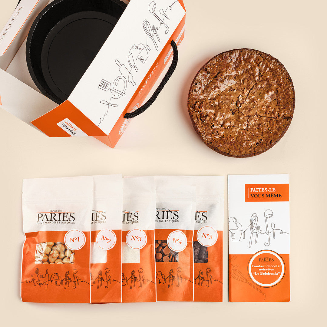 Kit "Le Belchenia", fondant chocolat et noisettes