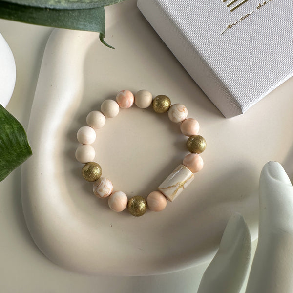 bracelet | BULB LIMITED | orange, gold #1