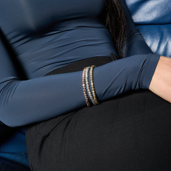 Rhodium-plated silver bracelet ref. LC34