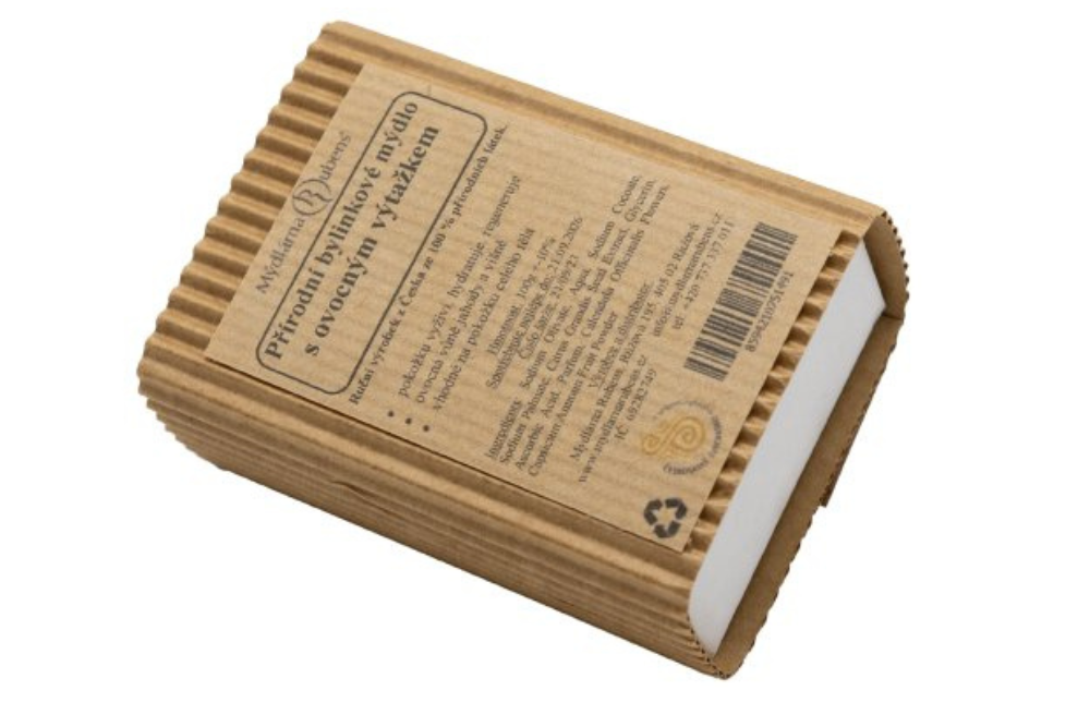 Soap in Corrugated Paper with Logo 100g