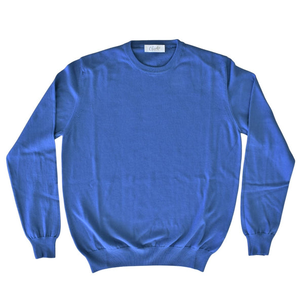 The Italian Pullover - Cobalt