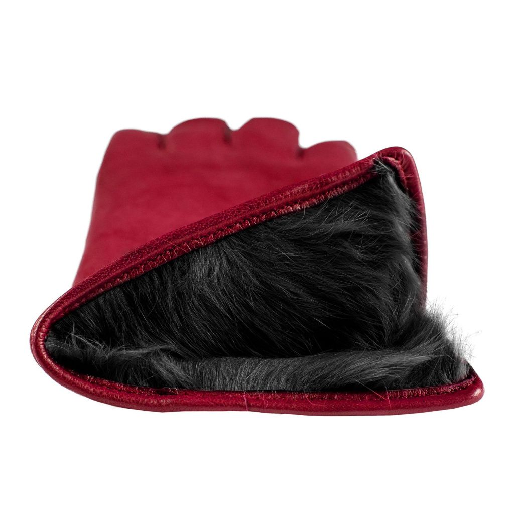 Women's Warm Gloves with Rabbit Lining