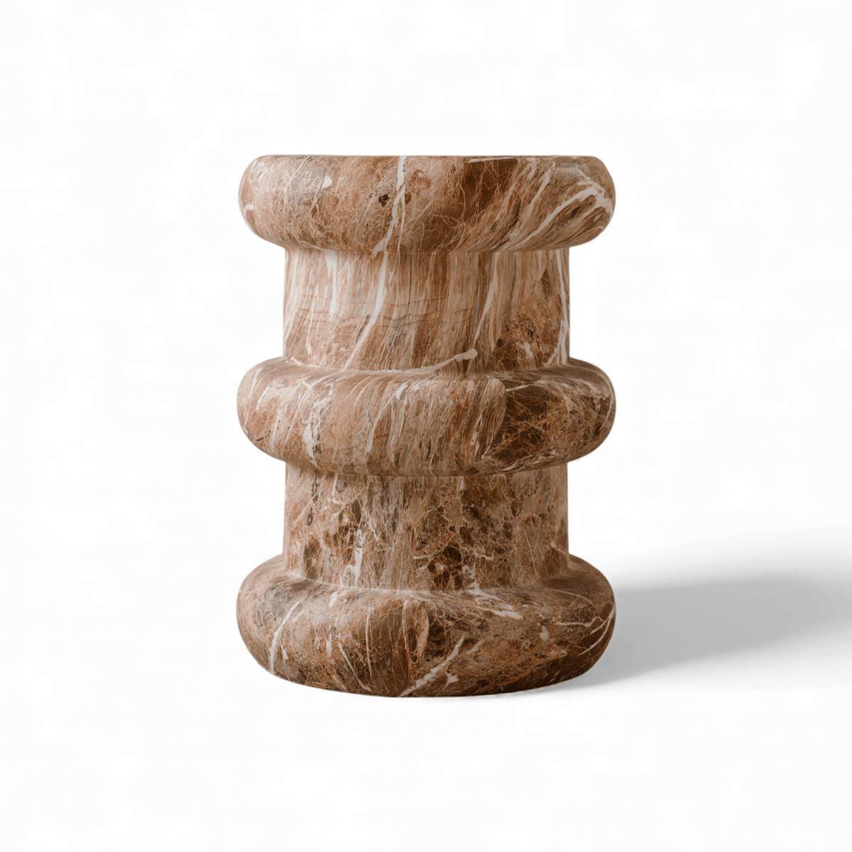 Indore Home - Side Table - Helsinki - Marble Look - MgO
