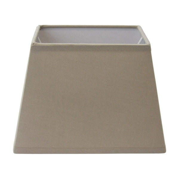 Various Conical Rectangular Lampshade - Light Brown - Ø20 or Ø27 cm – Cotton