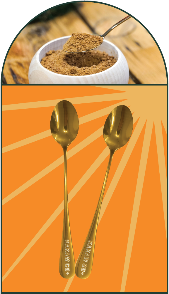 KakawCo+ Golden Spoon – an elegant accessory for every cocoa ritual