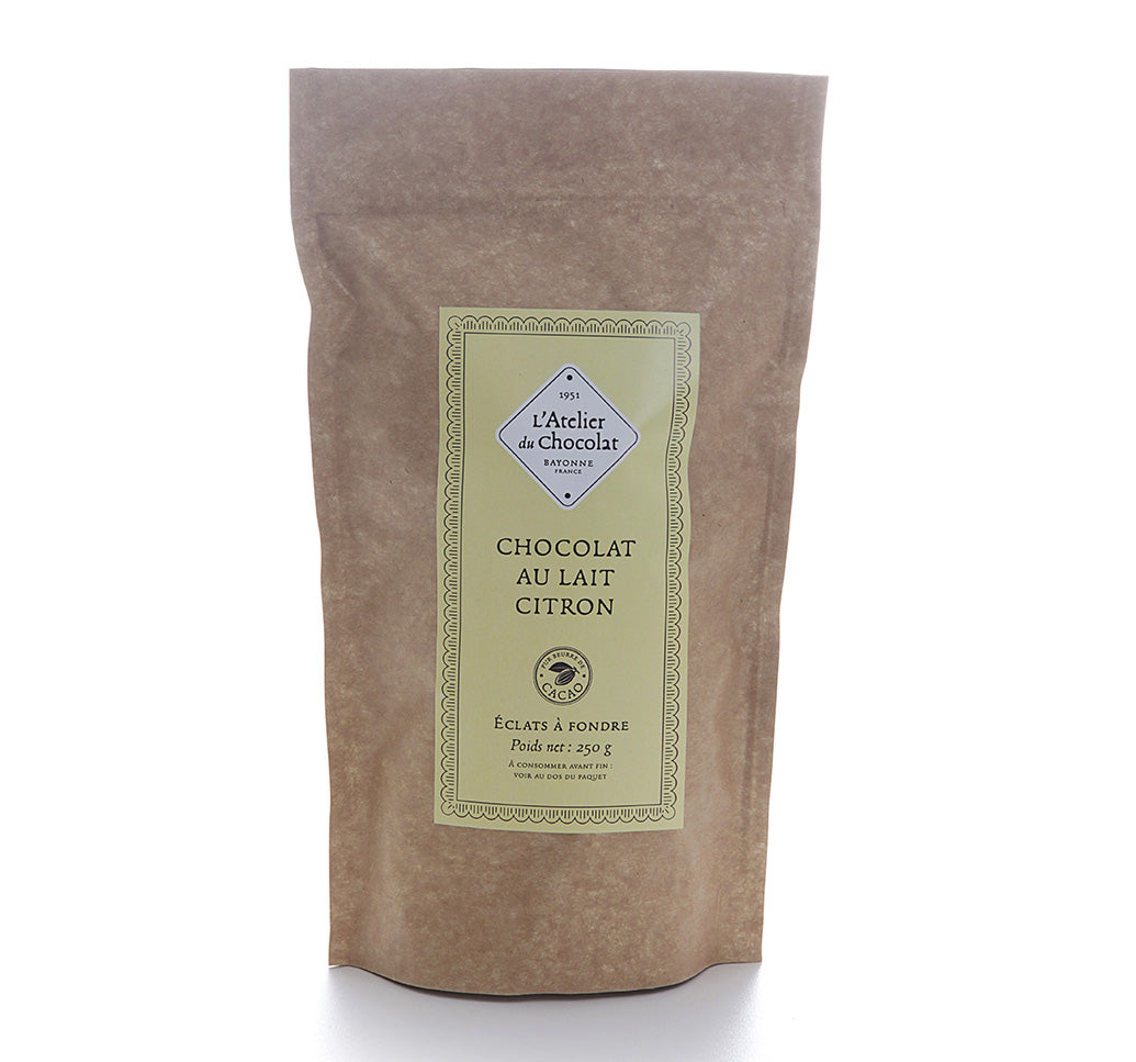 Artisanal Milk Chocolate and Lemon Chunks