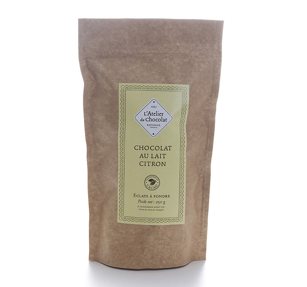 Artisanal Milk Chocolate and Lemon Chunks