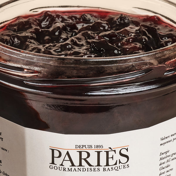 Confiture de cerises noires