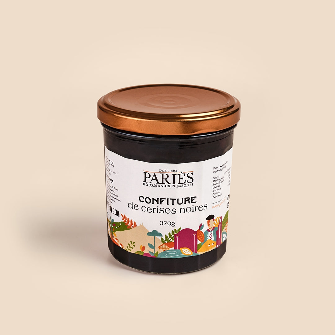 Confiture de cerises noires