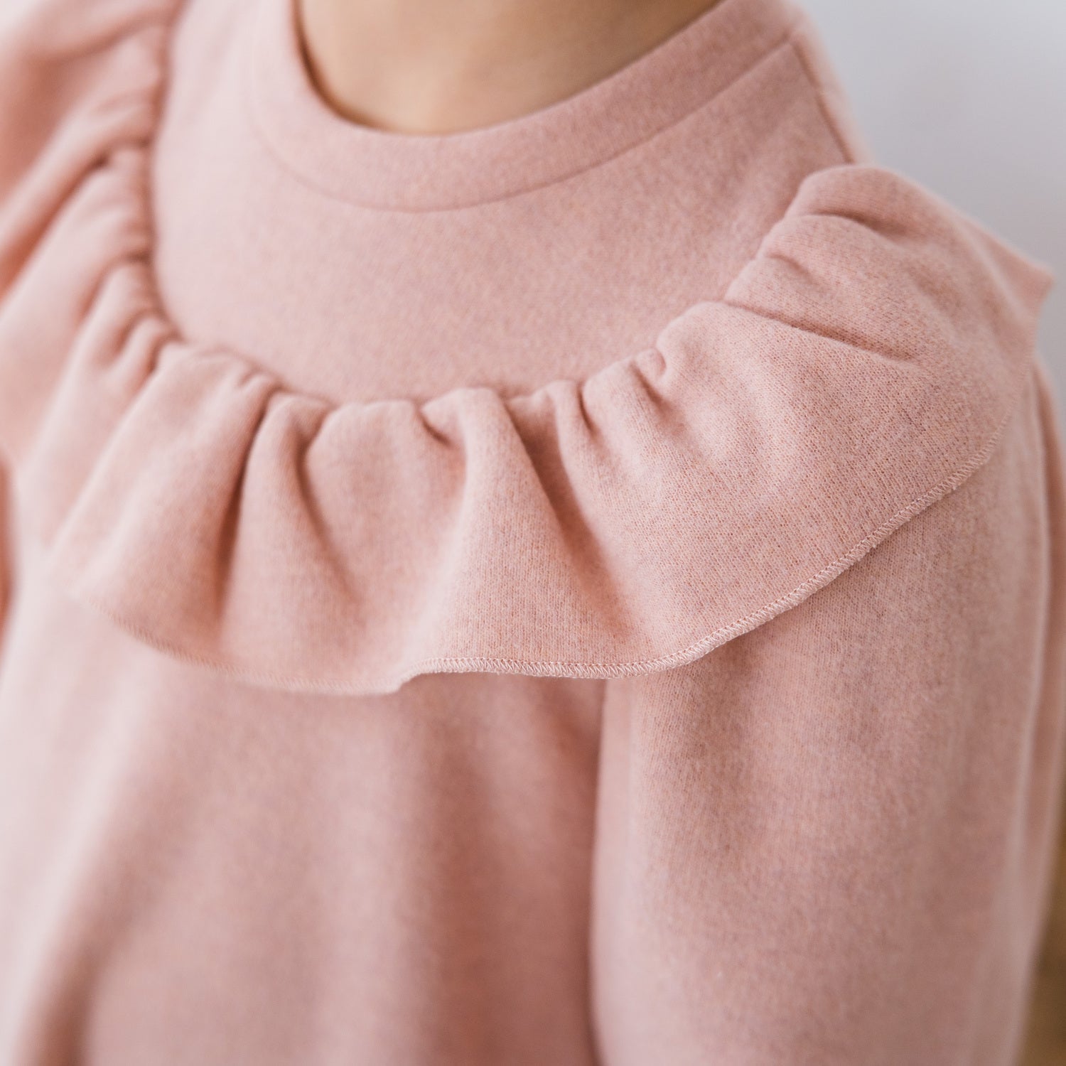 FLARED DRESS WITH RUFFLES