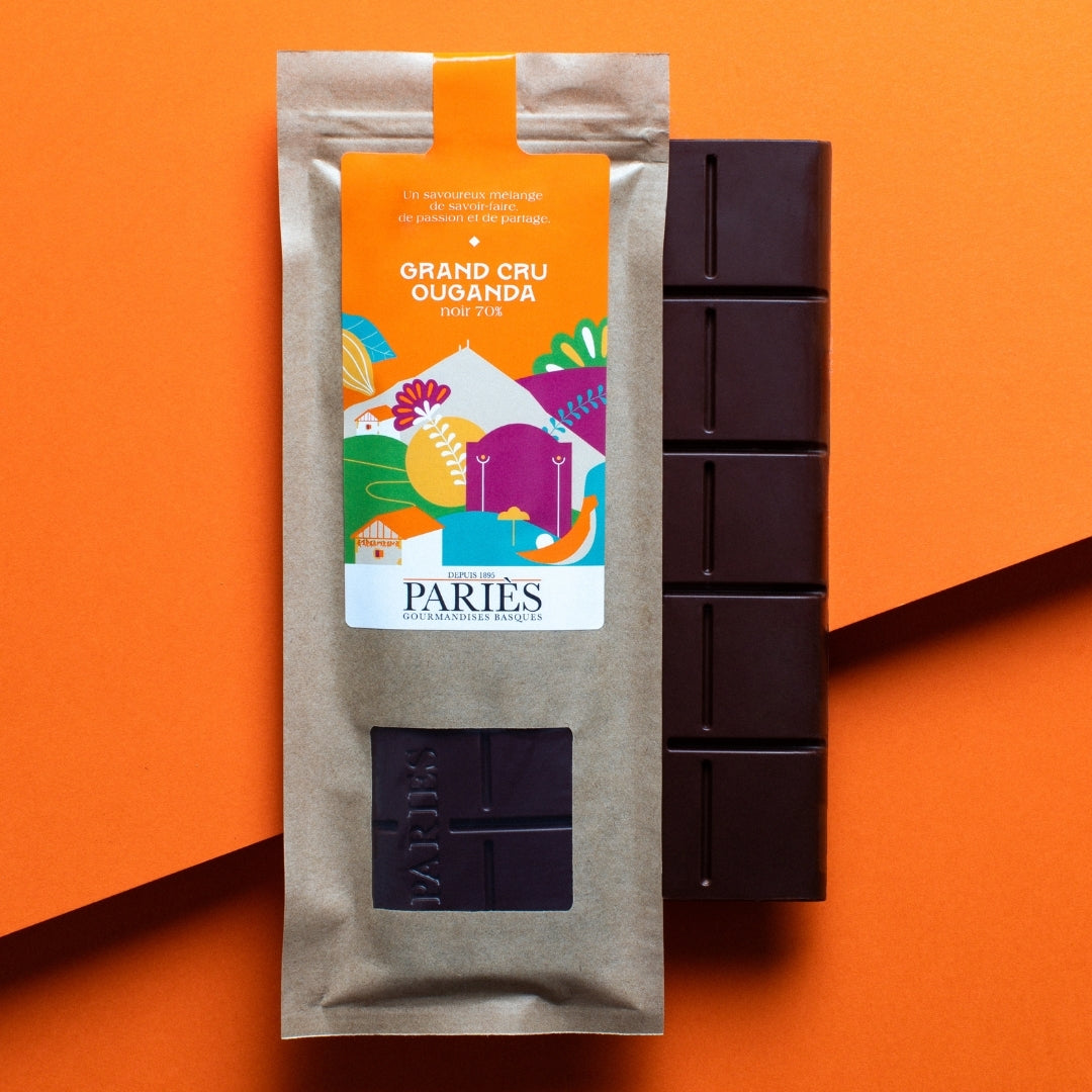 Tablette de chocolat Ouganda 70%