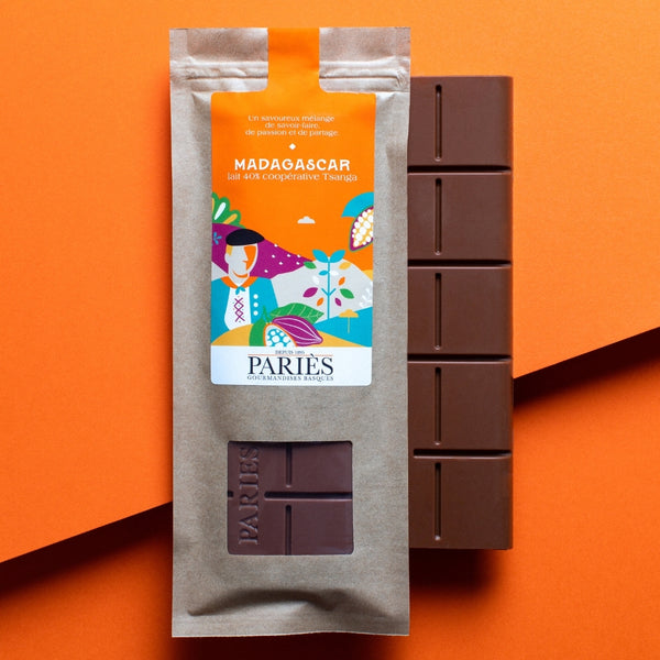 Madagascar Milk Chocolate Tablet 40%