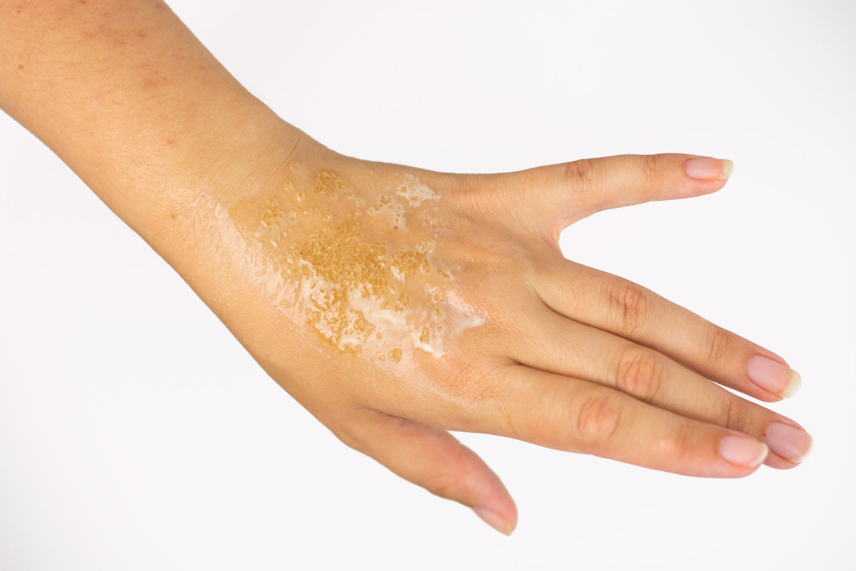Exfoliační píling - s lanolínem - pro citlivou pokožku