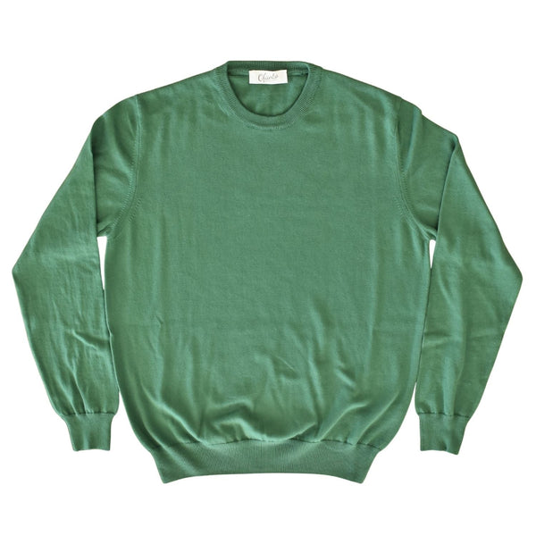 The Italian Pullover - Forest Green