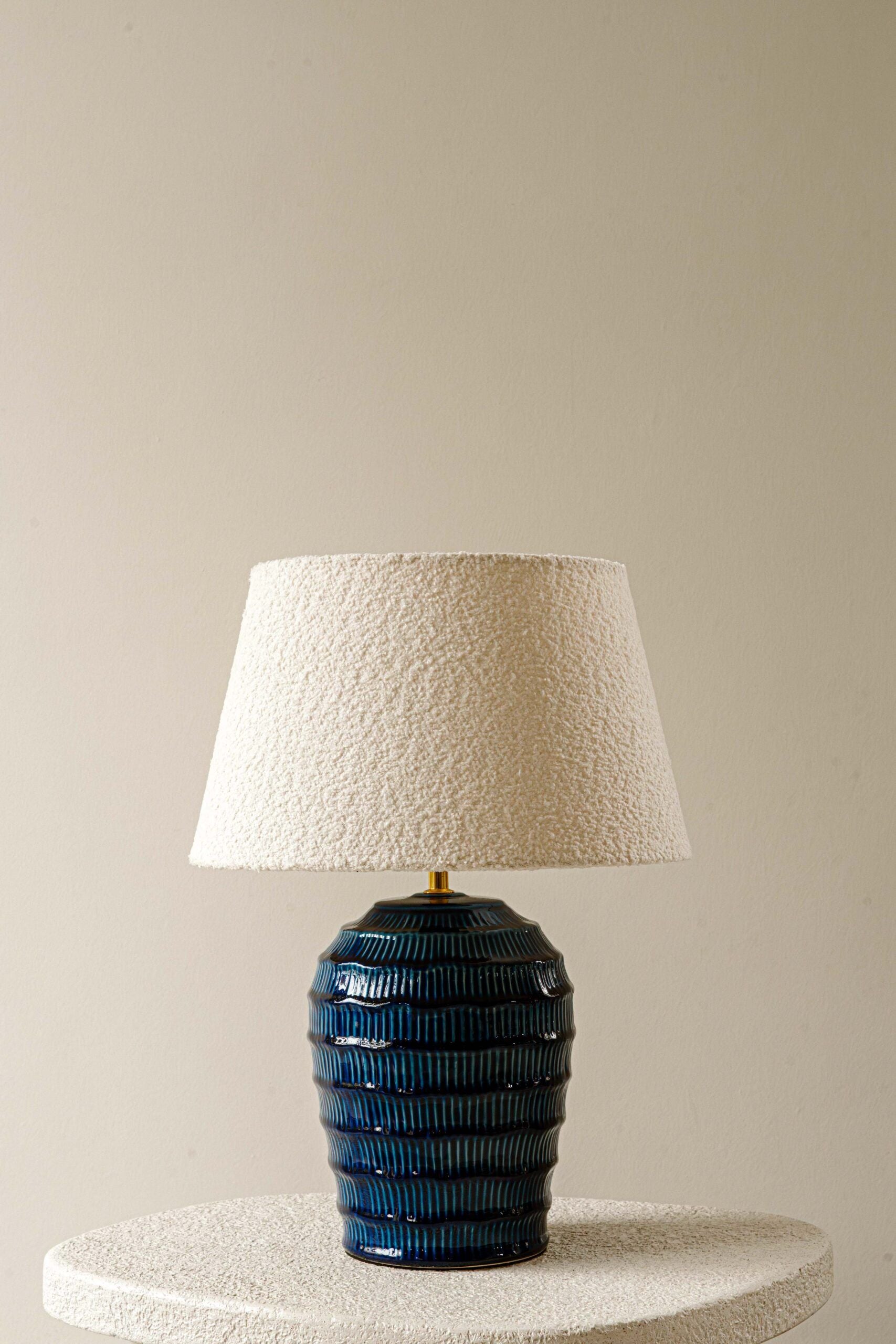 Indore Home - Capri - M - Table Lamp - Blue