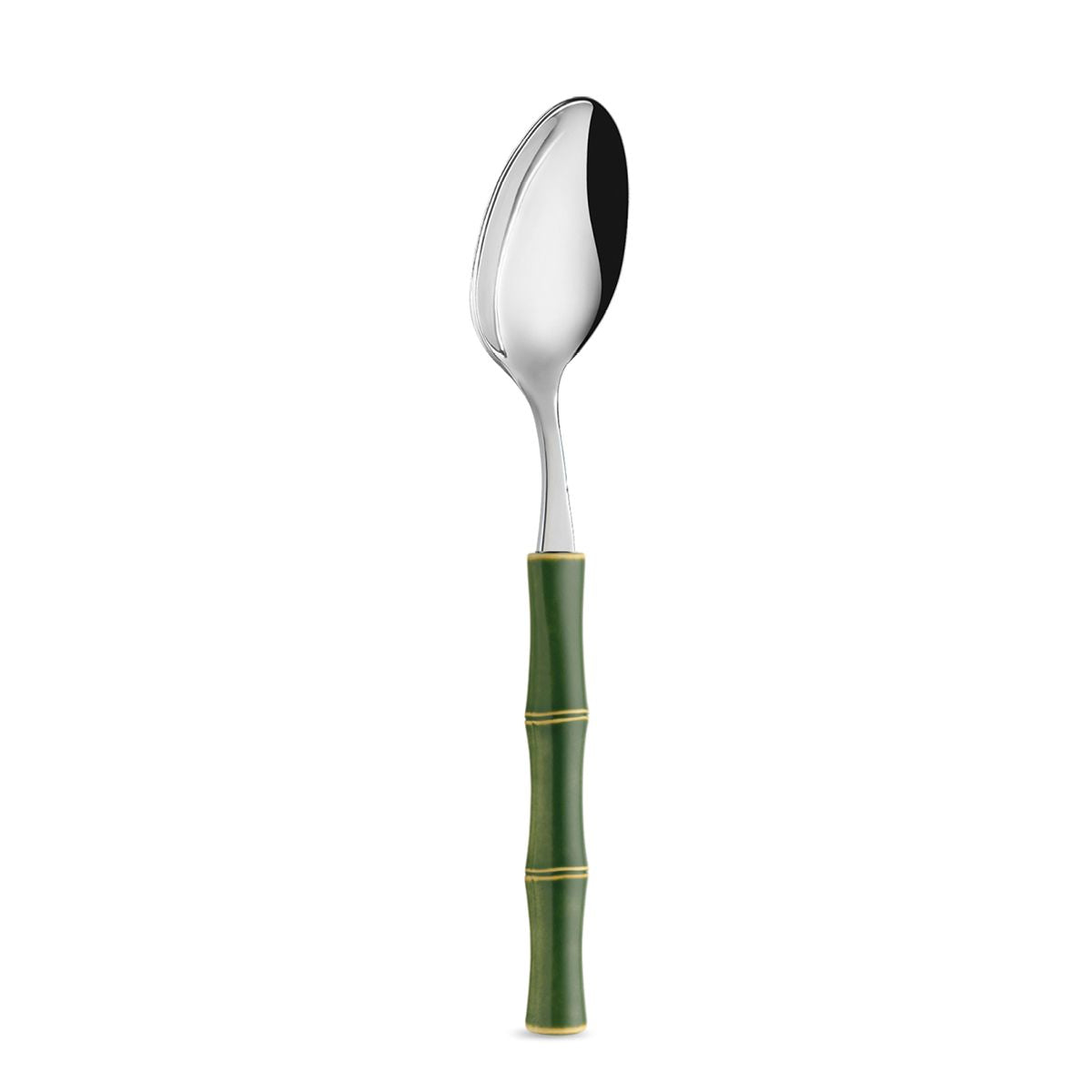 4 Table Spoons - Green Bamboo LD14407C
