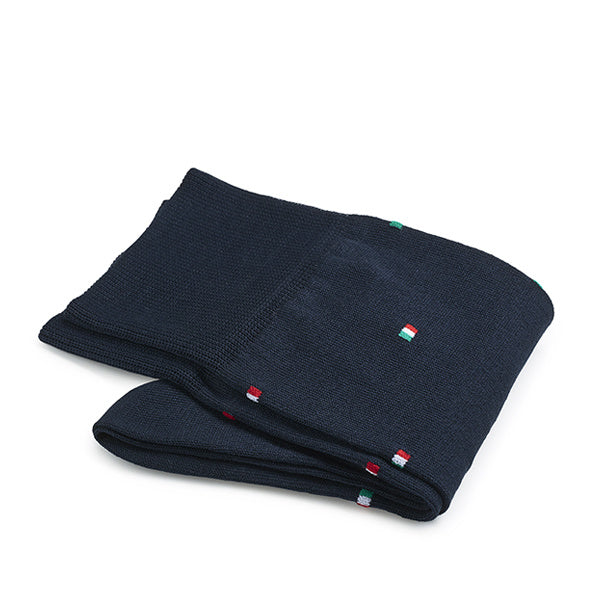 Katoenen Herensokken – Intrecci | Donkerblauw
