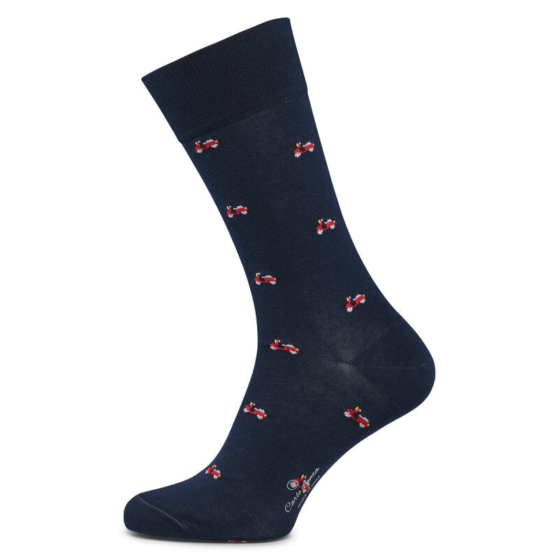 Cotton Men's Socks – Intrecci | Navy