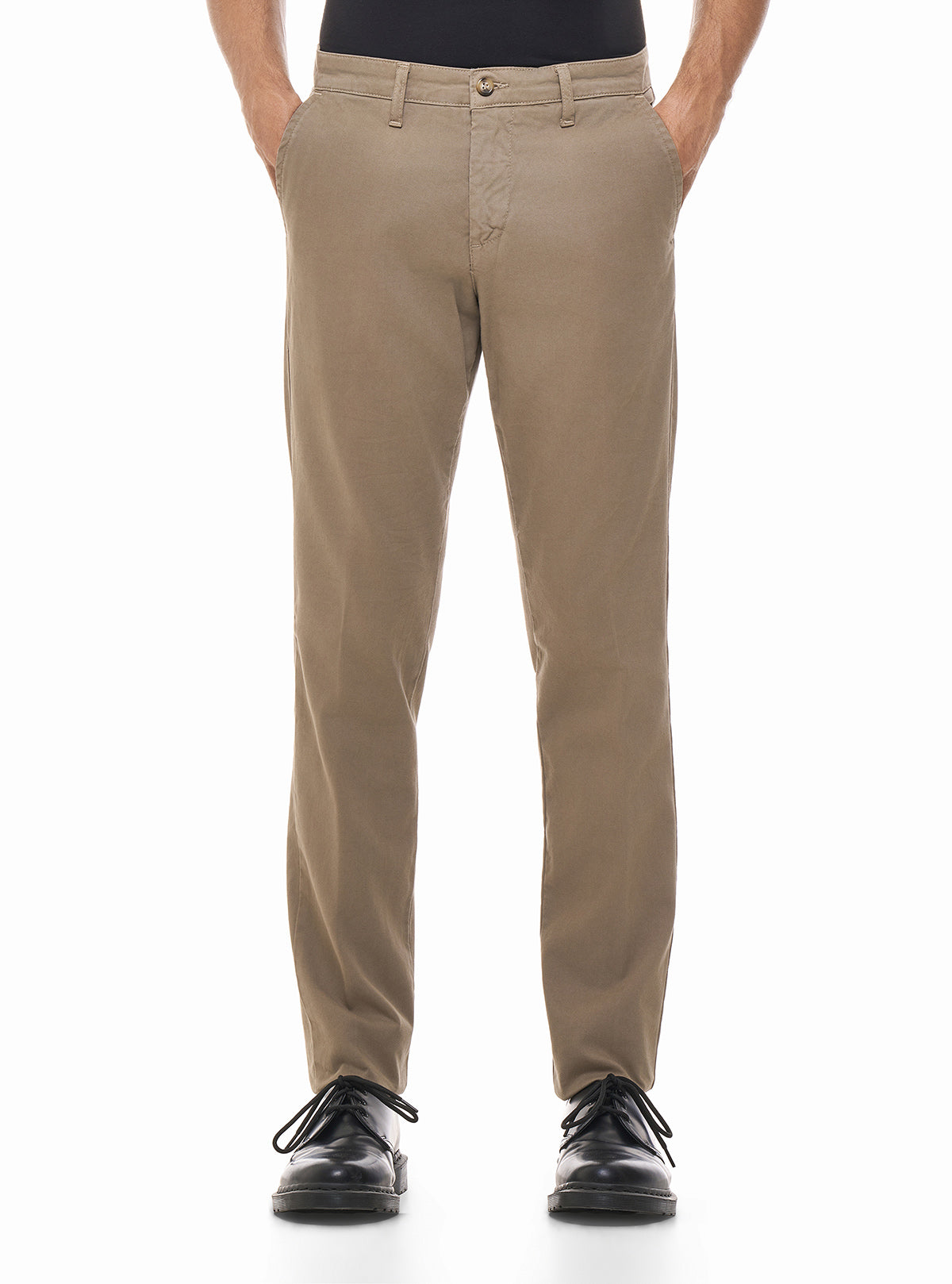 PANTS WITH MICRO DOTS TEXTURED FABRIC