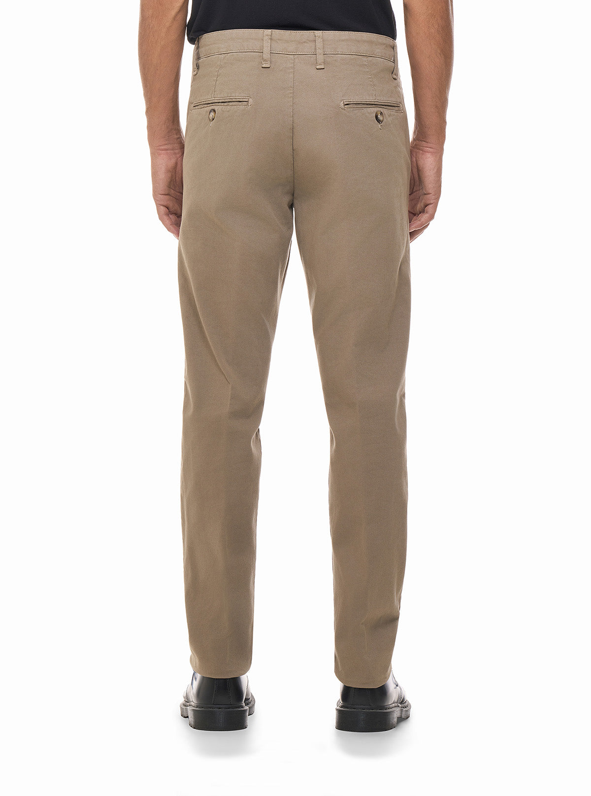 PANTS WITH MICRO DOTS TEXTURED FABRIC