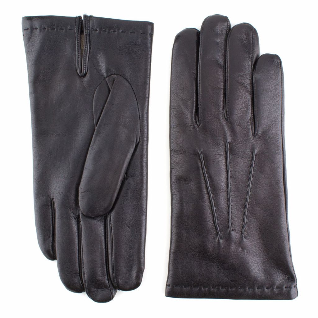 Men's Gloves with Hand Stitching and Cashmere