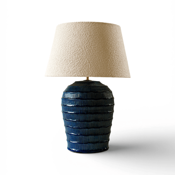 Indore Home - Capri - L - Table Lamp - Blue