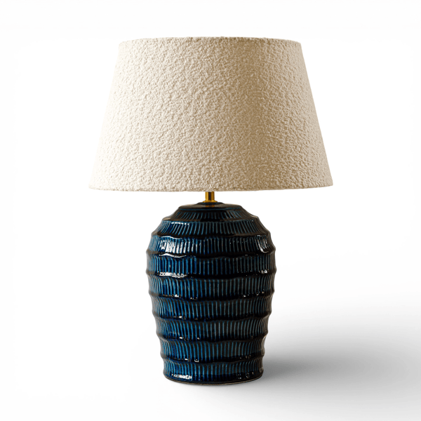 Indore Home - Capri - M - Table Lamp - Blue