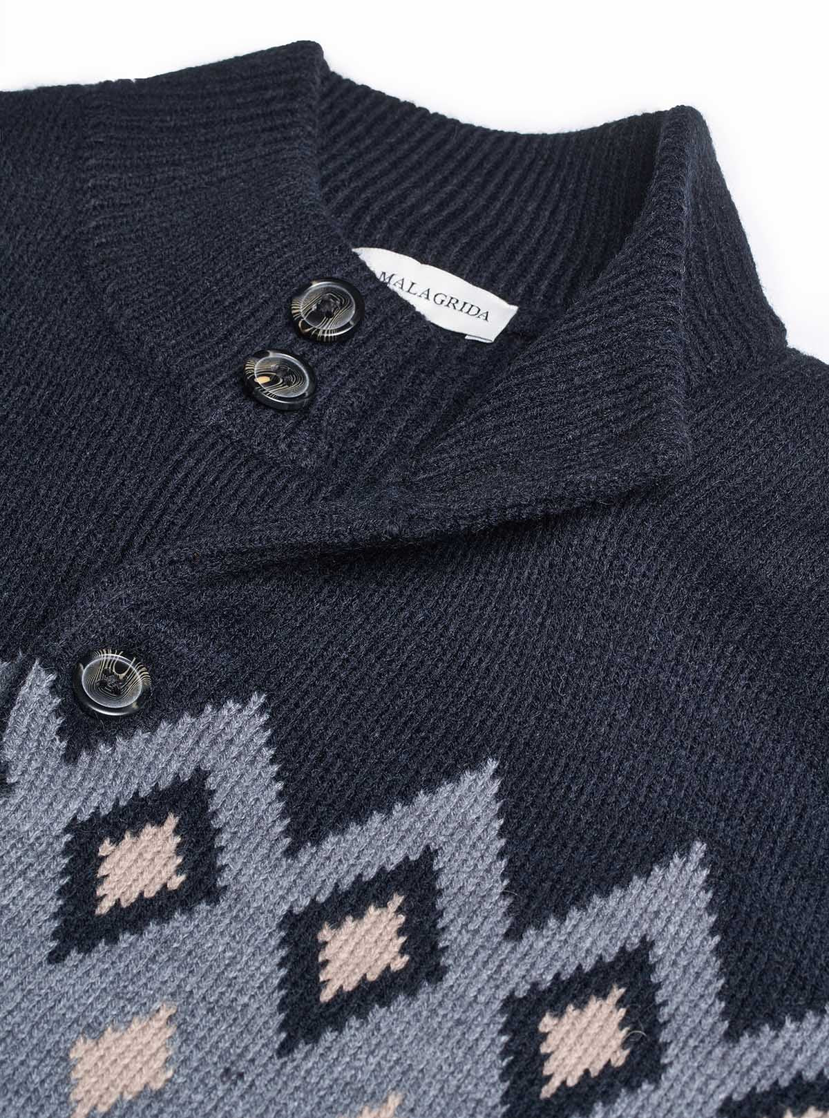 JACQUARD JACKET WITH BUTTONS