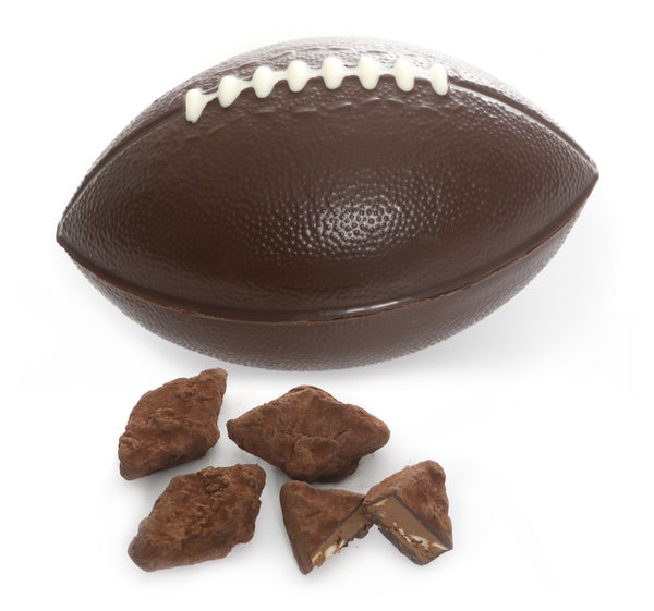 Ballon de rugby au chocolat