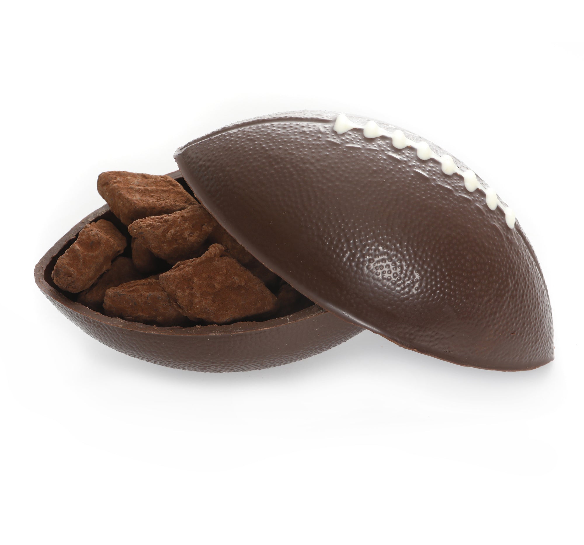 Ballon de rugby au chocolat