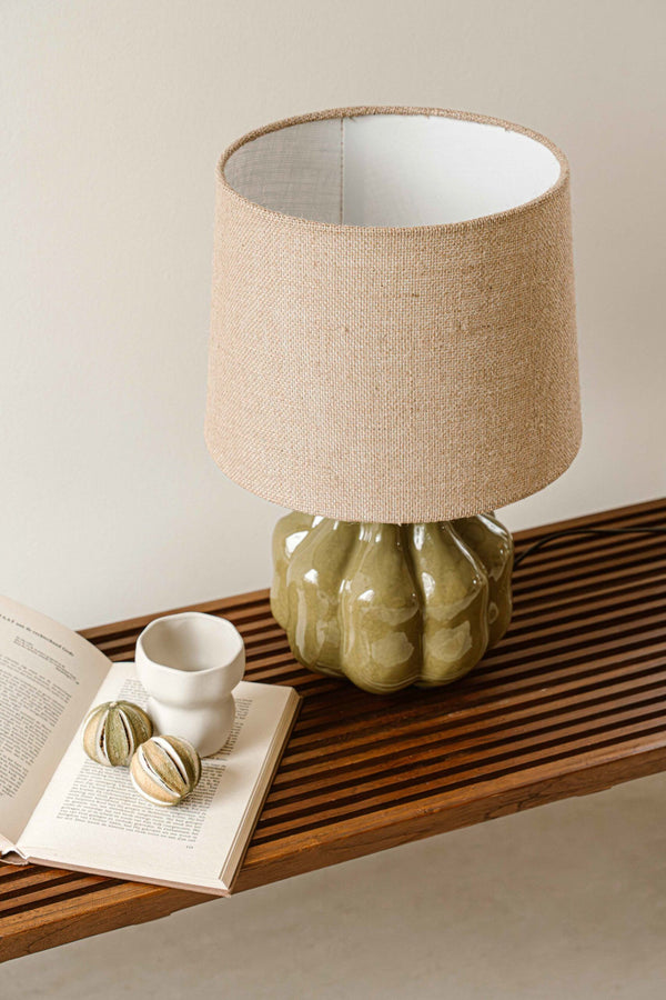 Indore Home - Verde - S - Table Lamp - Green