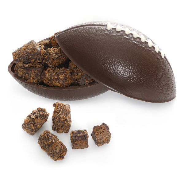 Ballon de rugby au chocolat