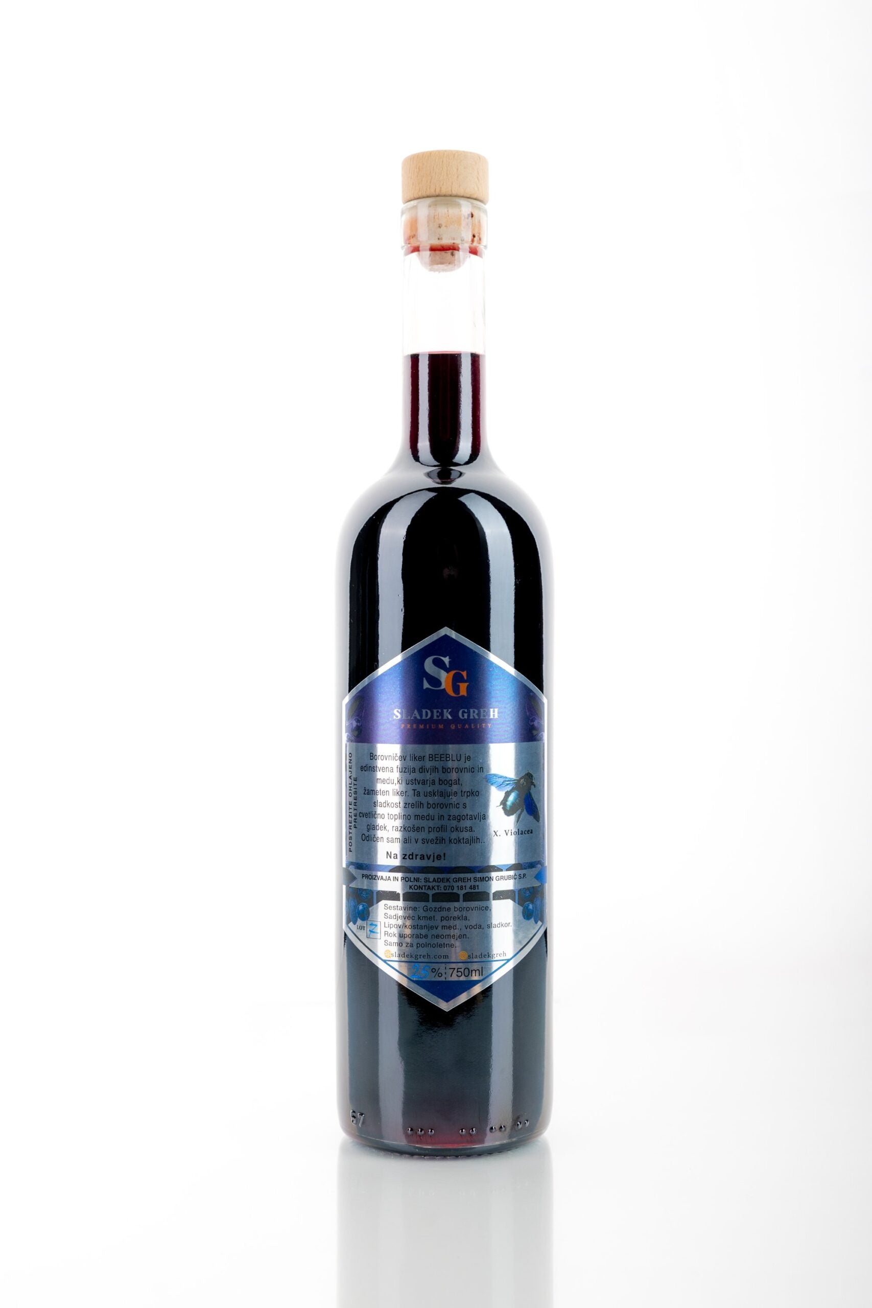Beeblu "liquore di mirtillo" 750ml
