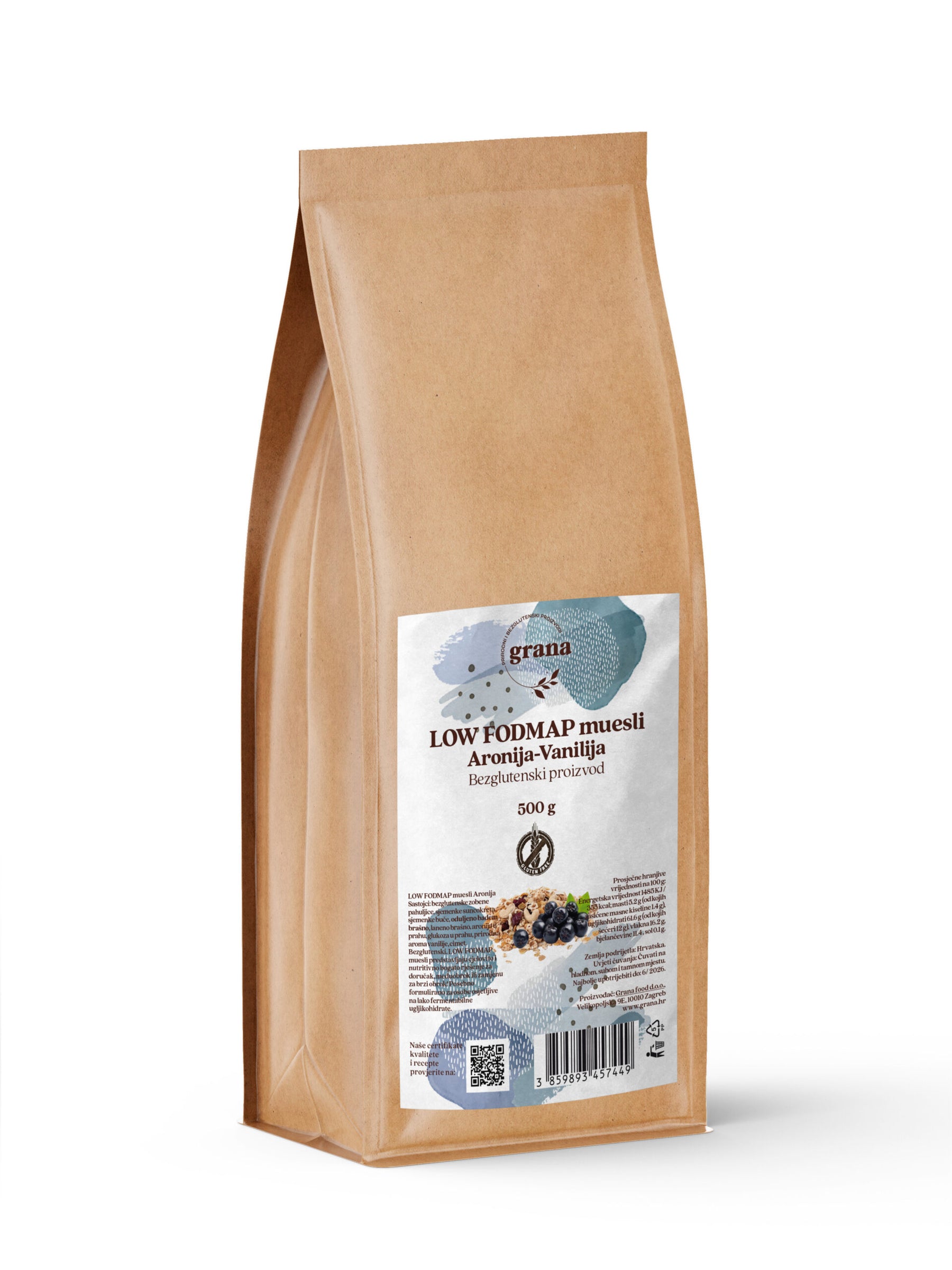 Gluten-Free Aronia Muesli 500 g