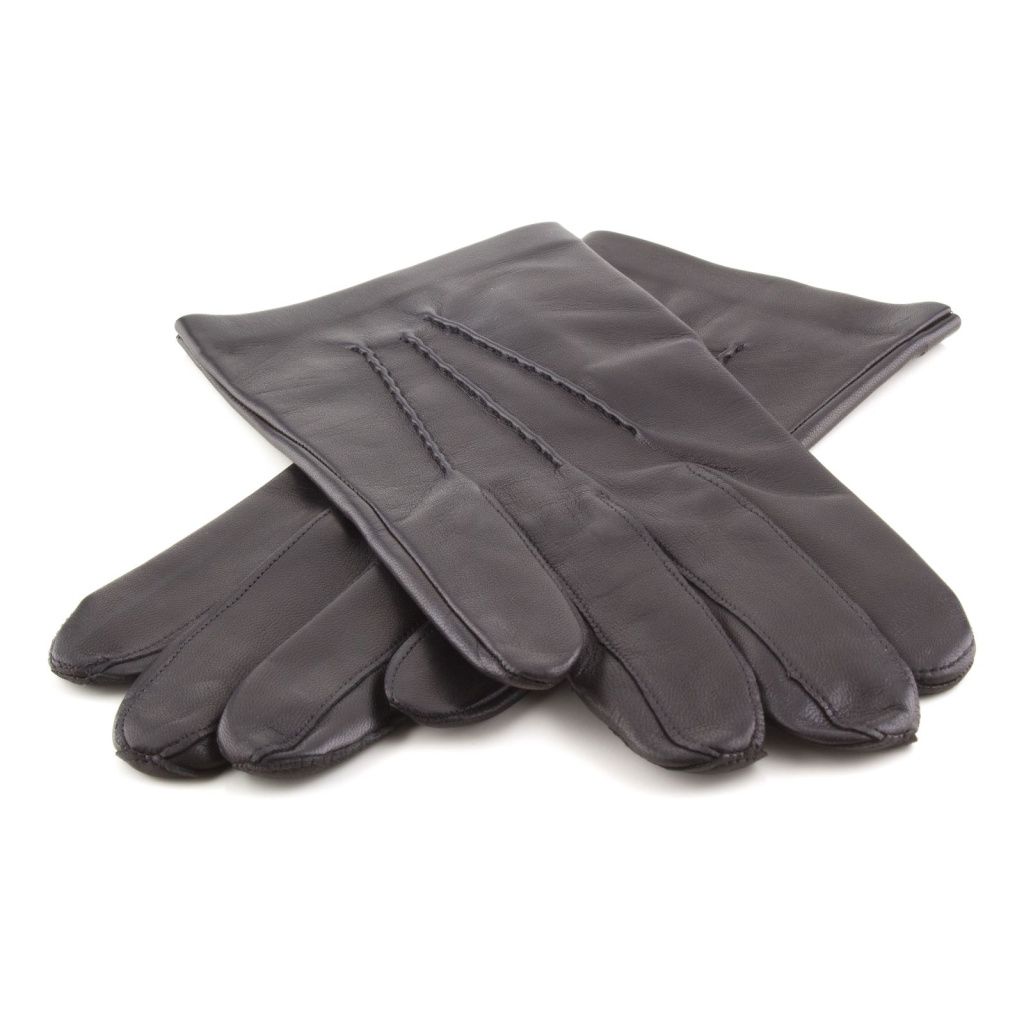 Short Men's Leather Gloves